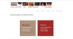 Desktop Screenshot of octave-et-arpege.fr