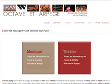 Tablet Screenshot of octave-et-arpege.fr